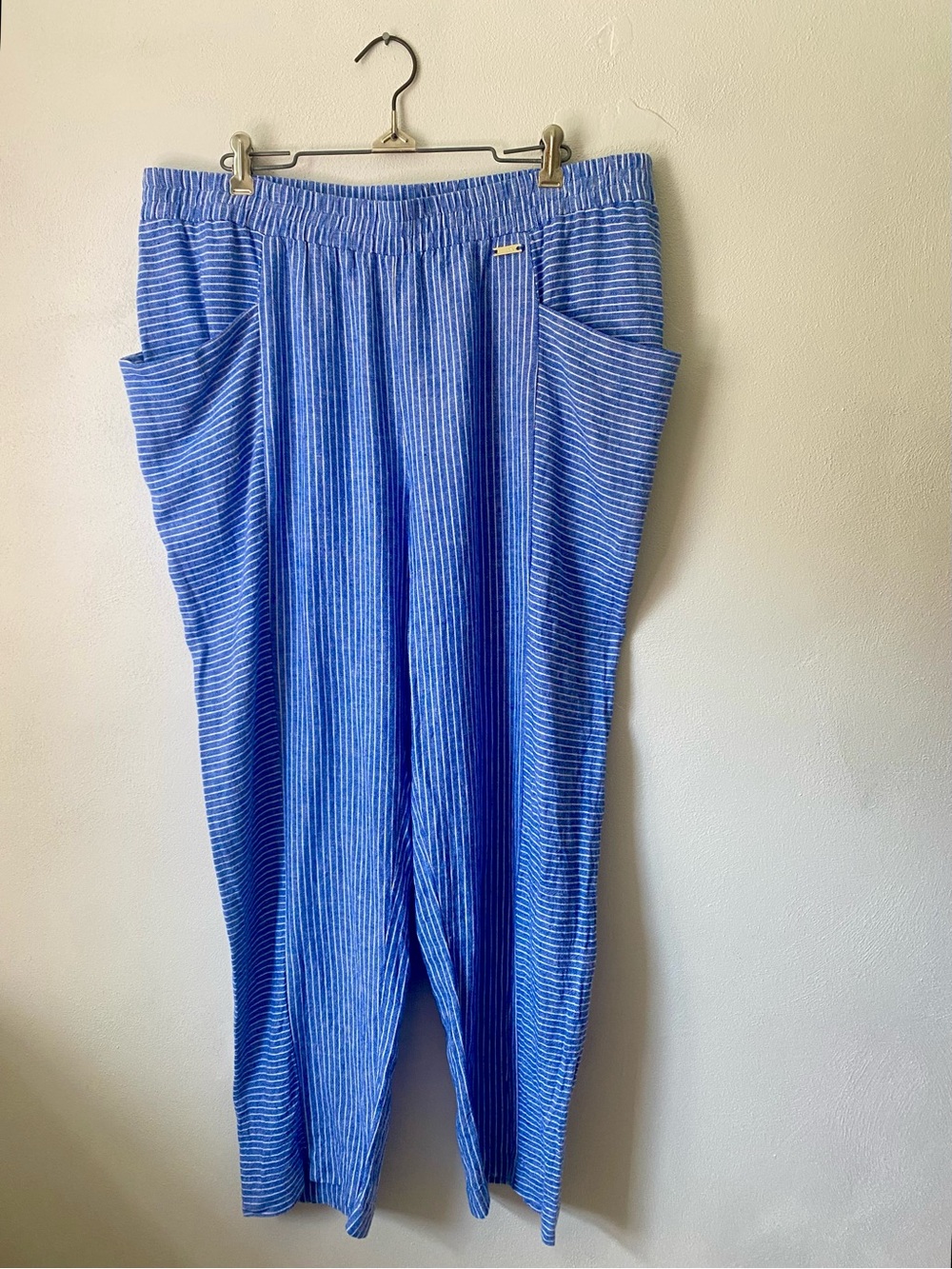 Jones New York Alternating Striped Pants, L